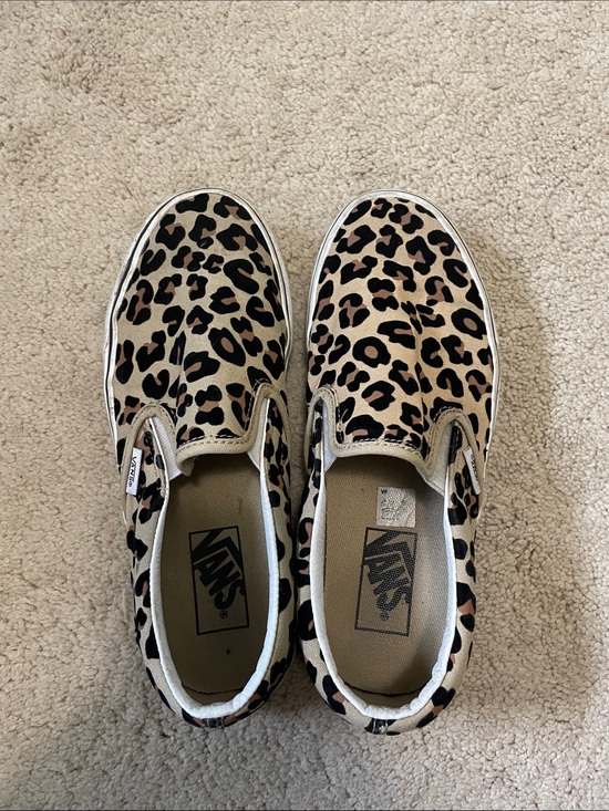 Vans Shoes - Vans Leopard Print Slip-Ons